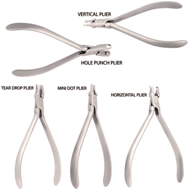 Aligner Pliers Set Dental Orthodontic Retainer Brace Clear