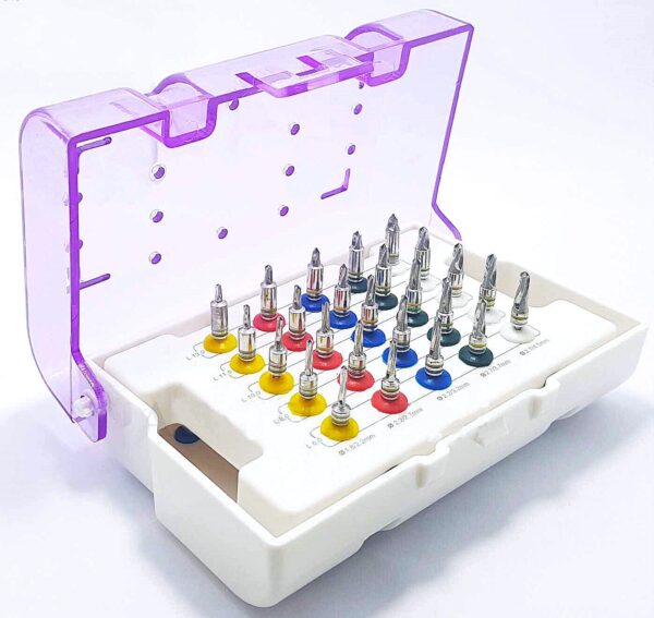 Conical Drills Kit Dental 25 pieces