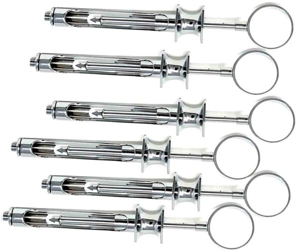 6 German Dental Anesthetic Syringe Self-Aspirating 1.8CC-Dental Instruments CE