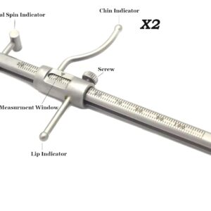 Dental Implant VDO Gauge Ruler Venus Apollo Gauge Prosthodontics Instruments