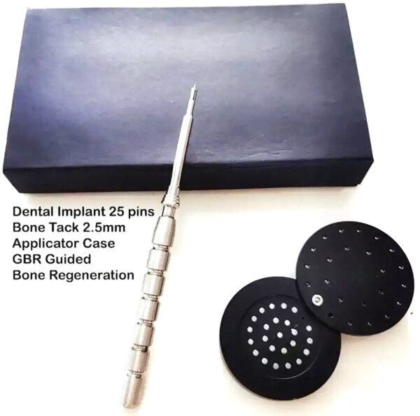 Dental Implant25pins Bone Tack 2.5mm Applicator Case GBR Guided Bone Regeneration