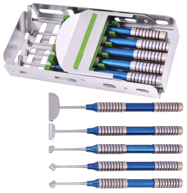 Dental Soft Brushing Kit PRF Lingual Tissue Flap implant instruments with cassette