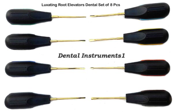 Luxating Root Elevators Dental Set of 8 Pcs