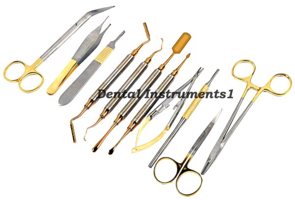 Micro Periodontal Oral Surgery Kit Dental Mucogingival Instrument set