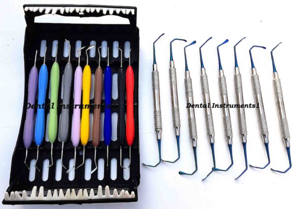 Dental Composite Filling Instruments kit with Sinus Lift Instruments scaler Set