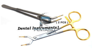 Keramo grip forcep crown holder & Jacket Grip forceps tweezer