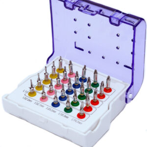 Implant Conical Drills Kit Stopper Guide 25 PCS