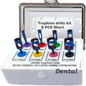 Implant Trephine Burs Kit Short